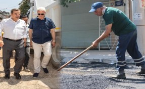 Konak’ın yollarına 4 buçuk yılda 50 bin ton asfalt