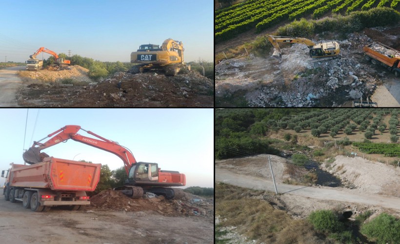 Tahtalı havzasına kaçak moloz dökümü yapanlar için araştırma başlatıldı