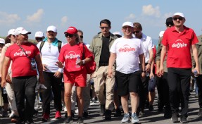 Tanju Özcan: Muhalefetin umudunu yeşertmek için yürüyoruz