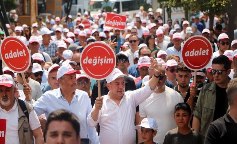 Tanju Özcan'ın Ankara'ya 'Değişim ve Adalet' yürüyüşü başladı