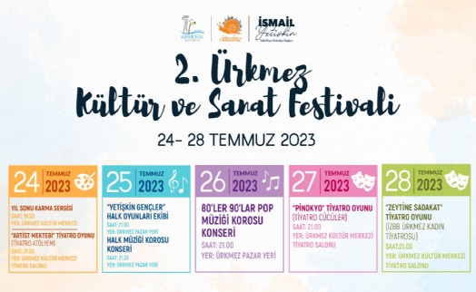 Ürkmez’de festival zamanı