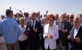 Akşener, Afyonkarahisar'da Kocatepe Anıtı'nı ziyaret etti