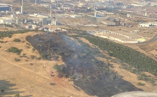 Aliağa’da makilik yangını kontrol altına alındı