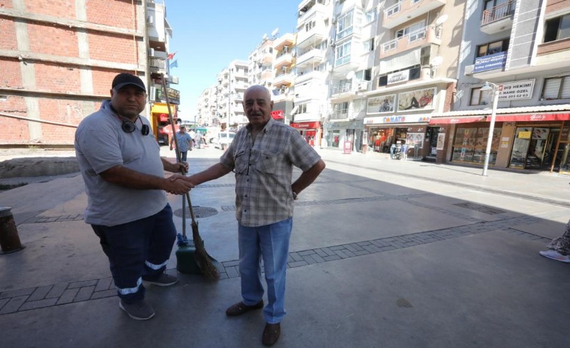 Belediye işçisinden örnek davranış