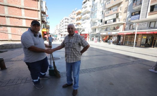 Belediye işçisinden örnek davranış