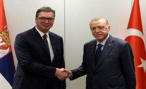 Cumhurbaşkanı Erdoğan, Macaristan'da Sırp lider Vucic ile görüştü