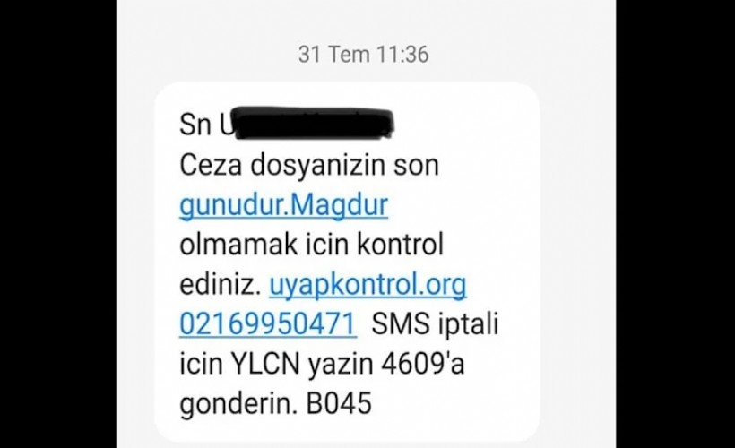 Şimdi de UYAP linki ile vatandaşı dolandırıyorlar