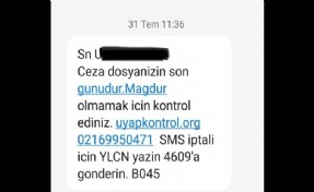 Şimdi de UYAP linki ile vatandaşı dolandırıyorlar