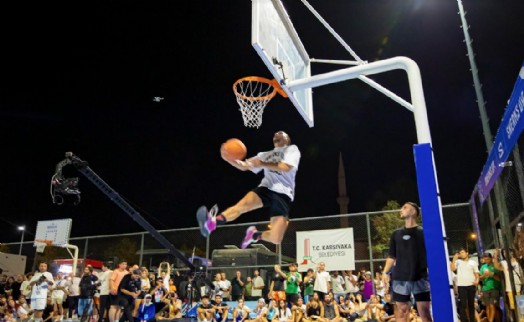 Sokak basketbolunun kalbi Karşıyaka'da attı