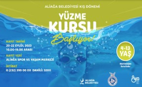 Aliağa Spor ve Yaşam Merkezi’nde yüzme kursları başlıyor