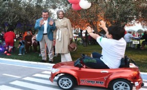 Bergama’da Yeni Kleopatra Ilıca Cafe ve Çocuk Trafik Parkı açıldı