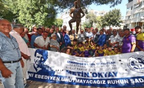 Konak 'Taçsız Kral' Metin Oktay'ı unutmadı