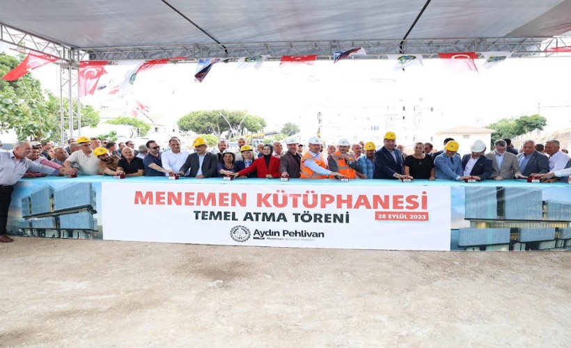 Menemen Belediyesi'nin ikinci kütüphanesi de yola çıktı