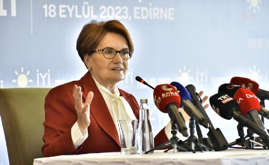 Meral Akşener: İttifak sistemiyle yol yürümeyeceğiz