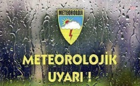 Meteoroloji'den 8 il için gök gürültülü sağanak yağış uyarısı