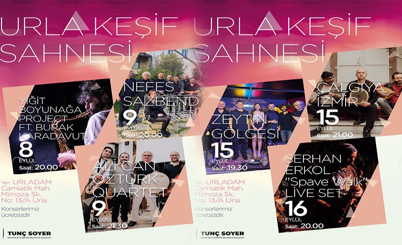 Urla Keşif Konserleri başlıyor