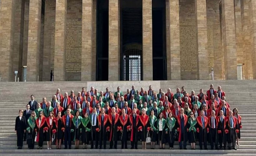 Yargıtay üyeleri, Anıtkabir'i ziyaret etti