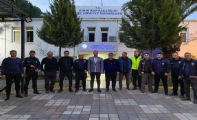 Başkan Doğruer bu yıl da yeni yılda görevi başındaki vatandaşları unutmadı