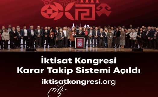 İktisat Kongresi takip sistemi yayında