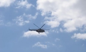 Kırgızistan'da askeri helikopter düştü: 1 ölü, 8 yaralı