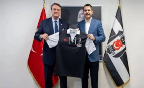 Murat Kurum'dan Beşiktaş'a ziyaret