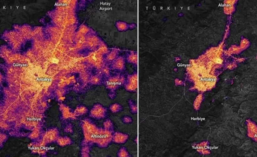 NASA'nın verileriyle Hatay'daki acı tablo!