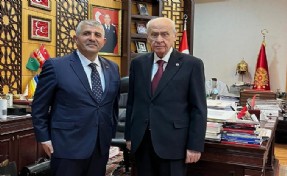 Veysel Şahin, MHP Lideri Bahçeli'yi ziyaret etti