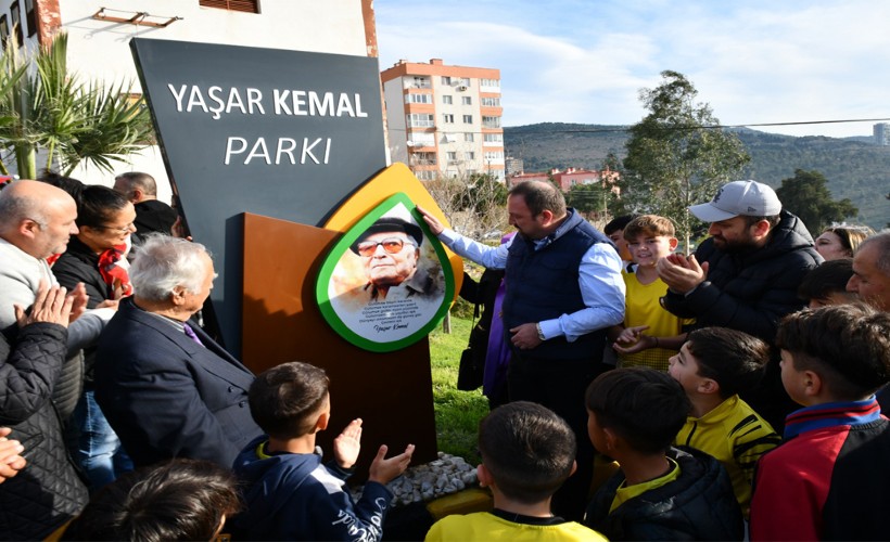 Yaşar Kemal Parkı Çiğli’de törenle açıldı