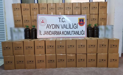 Aydın’da 1820 litre sahte zeytinyağı ele geçirildi