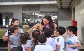 Bornova’da miniklerden büyük mesaj