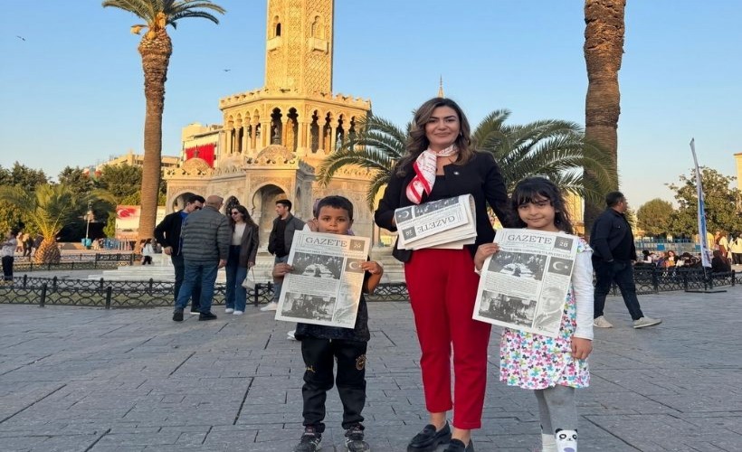 CHP İzmir Gençlik'ten duygulandıran etkinlik: İzmirli çocuklar gazete dağıttı