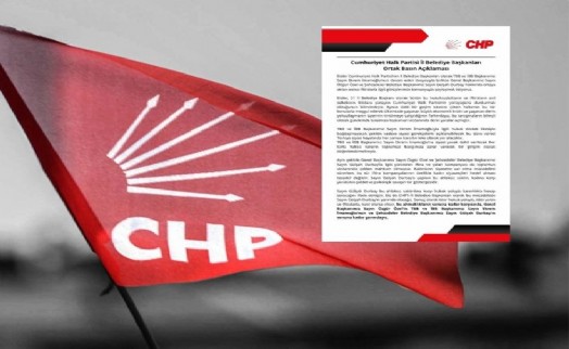 CHP’li il belediye başkanlarından ortak açıklama: Asıl hedef iktidara yürüyen CHP