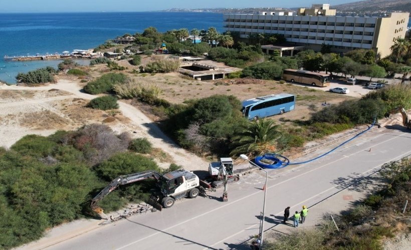 İZSU Çeşme’nin 30 yıllık su sorununu kökten çözüyor