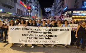 İzmir Barosu kadın cinayetlerine karşı ses yükseltti: Münferit değil cinskırım