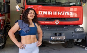 İzmir İtfaiyesi’nin crossfit şampiyonu hedef büyüttü