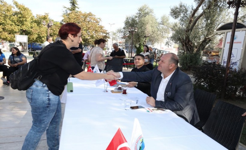 Menderes'te halk buluşması gerçekleşti