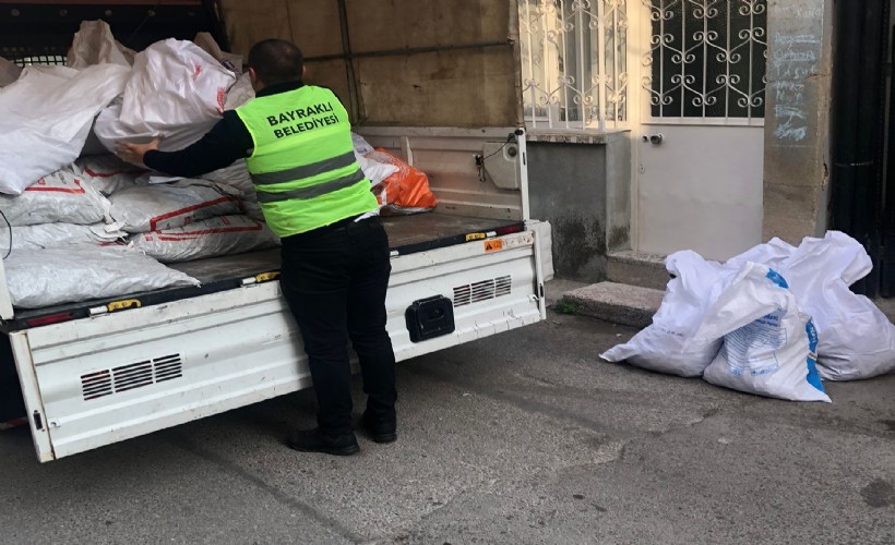 Bayraklı Belediyesinden yakacak desteği