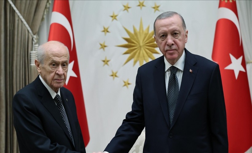 Beştepe'de kritik zirve! Erdoğan, Bahçeli'yi kabul etti