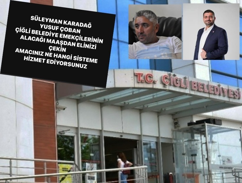 Eski meclis üyelerinden Çiğli Belediyesi’ne haciz darbesi!