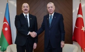 Cumhurbaşkanı Erdoğan, Kırgızistan'da Aliyev ile görüştü!