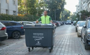 Konak'ta temizlik harekatı: Çöp konteynerleri yenilendi