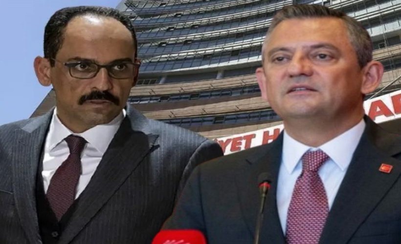 MİT Başkanı İbrahim Kalın'dan Özgür Özel'e sunum