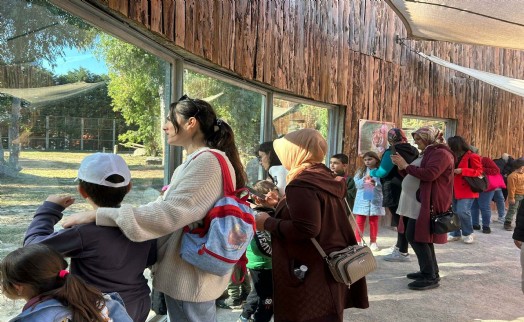 Manisalı çocuklar aileleriyle İzmir Sasalı Doğal Yaşam Parkı'nI gezdi