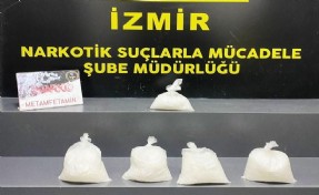 Otomobilde ele geçirilen 4 kilo 500 gram metamfetamine 2 tutuklama