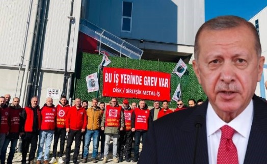 Erdoğan'ın grev yasağı kararına tepkiler sürüyor: 'Metal işçilerinin yanındayız'