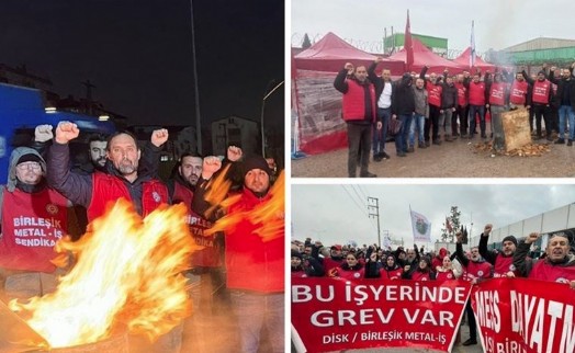 İşçiler, Erdoğan'ın yasağını dinlemiyor: Yüzde 100 katılımla grev