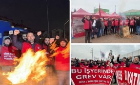 İşçiler, Erdoğan'ın yasağını dinlemiyor: Yüzde 100 katılımla grev