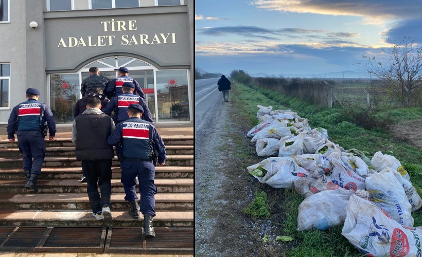 İzmir'de tarladan marul hırsızlığına 3 tutuklama