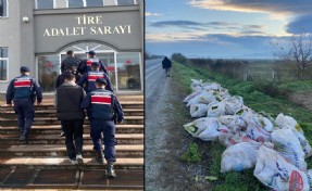 İzmir'de tarladan marul hırsızlığına 3 tutuklama