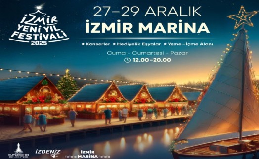 Yeni yıl heyecanı İzmir Marina’da